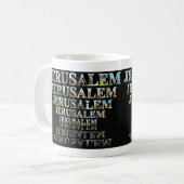Mug jerusalem koffiemok (Voorkant links)