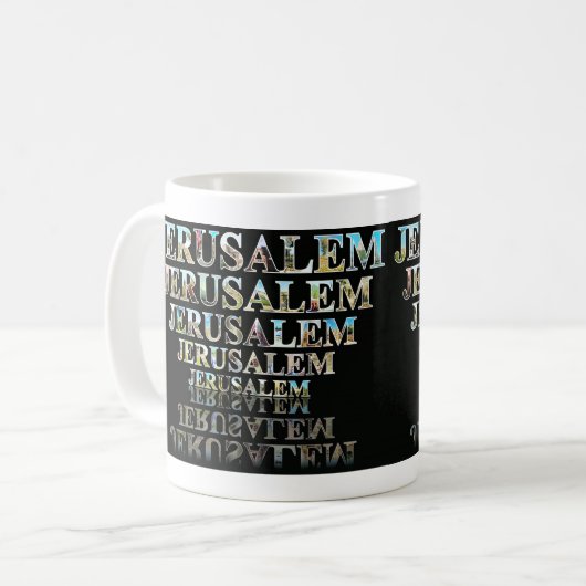 Mug jerusalem koffiemok (Voorkant links)