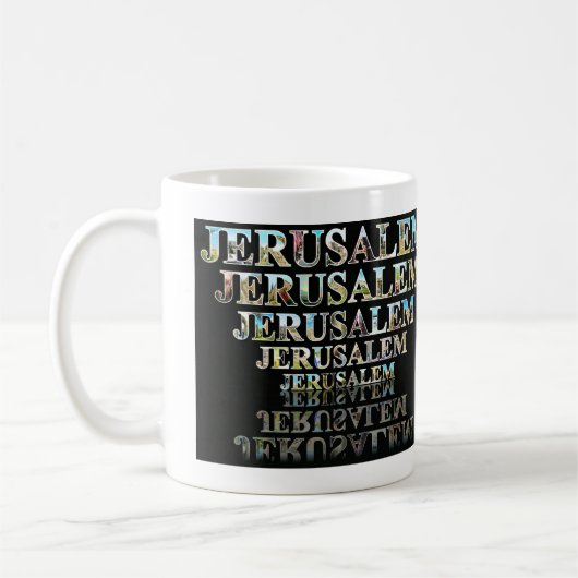 Mug jerusalem koffiemok (Links)