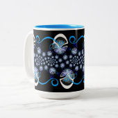 MUG Jimette Design Deco Tweekleurige Koffiemok (Voorkant links)