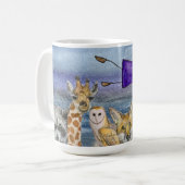 Mug: Joanna Flying Over Animals Koffiemok (Voorkant links)