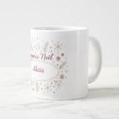 Mug Joyeux Noël Voornaam - Cosy Christmas Grote Koffiekop (Voorkant rechts)
