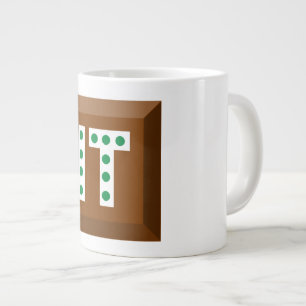 MUG JUMBO BLANCHE CHOCOLAT BONBONS IT GROTE KOFFIEKOP