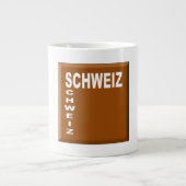 MUG JUMBO BLANCHE CHOCOLAT SCHWEIZ GROTE KOFFIEKOP (Voorkant)