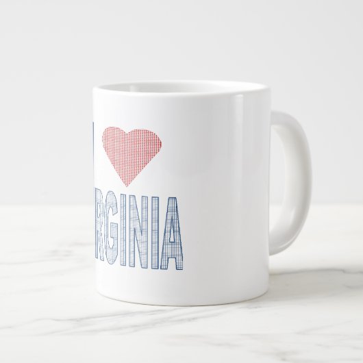 MUG JUMBO VIRGINIA GROTE KOFFIEKOP (Voorkant rechts)