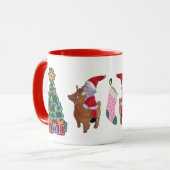 Mug Kerstman Mok (Voorkant links)