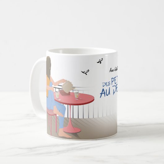 Mug "Kleine stappen naar buiten" Koffiemok (Voorkant links)