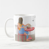 Mug "Kleine stappen naar buiten" Koffiemok (Links)
