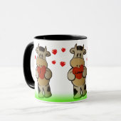 Mug Koe Ik hou van jou  Mok (Voorkant links)
