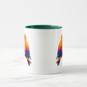 Mug koppel gekleurde vogels mok (Midden)