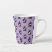 Mug Latte Bouquet de Violettes Latte Mok (Rechts)