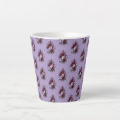 Mug Latte Bouquet de Violettes Mok (Voorkant)