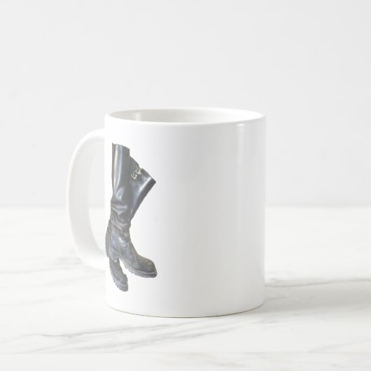 Mug LeatherBoots Koffiemok (Voorkant links)