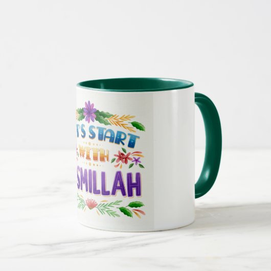 Mug-Let’s Start with Bismillah Mug Mok (Voorkant rechts)