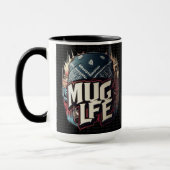 Mug Leven: Stedelijke Graffiti Stijl Mok (Links)