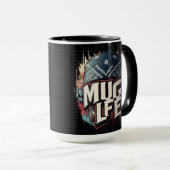 Mug Leven: Stedelijke Graffiti Stijl Mok (Voorkant rechts)