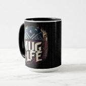 Mug Leven: Stedelijke Graffiti Stijl Mok (Voorkant links)
