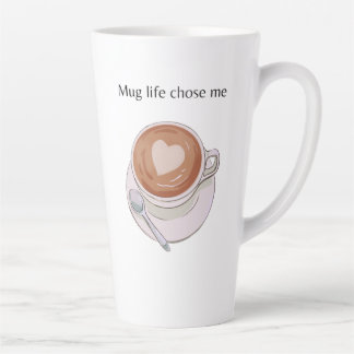 Mug Life Chose Me Minimalist Latte Mug Mok