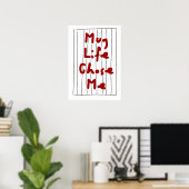 Mug Life koos mij — Grappige koffie typografie Poster (Thuiskantoor)