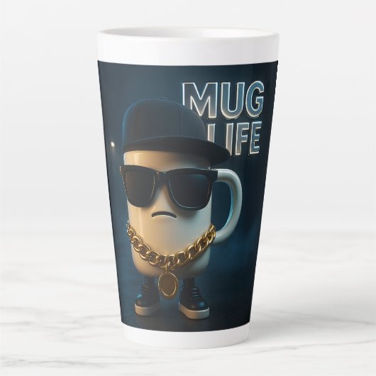 Mug Life Latte Mok (Voorkant)