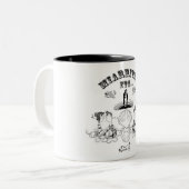 Mug Love In Biarritz Tweekleurige Koffiemok (Voorkant links)