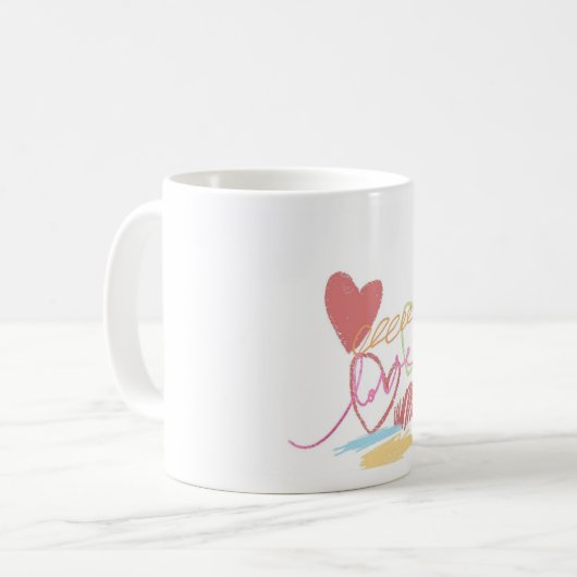 Mug love koffiemok (Voorkant links)