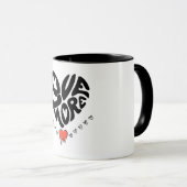 Mug love more mok (Voorkant rechts)