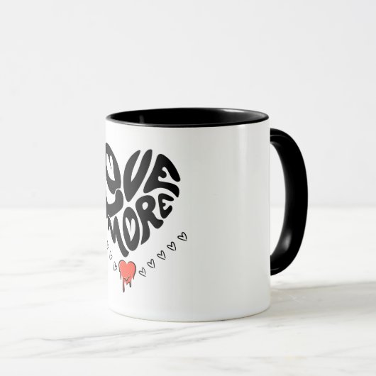 Mug love more mok (Voorkant rechts)