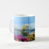 Mug Mackinac Island lighthouse scene Koffiemok (Voorkant links)