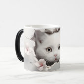 Mug Magic 3D cat Magische Mok (Voorkant links)