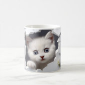 Mug Magic 3D cat Magische Mok (Center)