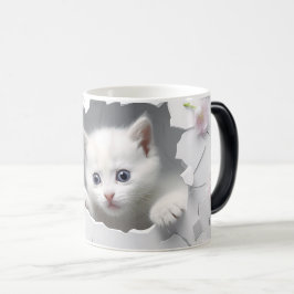 Mug Magic 3D cat Magische Mok