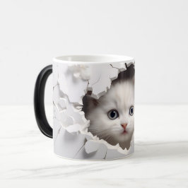 Mug Magic 3D cat Magische Mok