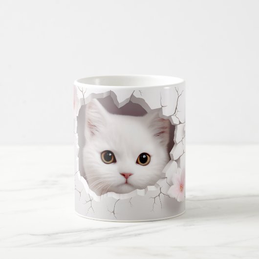 Mug Magic 3D cat Magische Mok (Center)