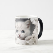 Mug Magic 3D cat Magische Mok (Voorkant rechts)