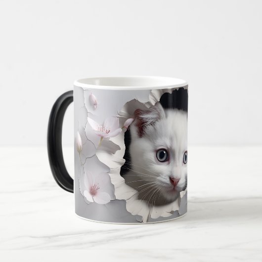 Mug Magic 3D kat Magische Mok (Voorkant links)