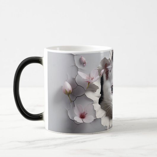 Mug Magic 3D kat Magische Mok (Links)