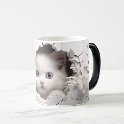 Mug Magic 3D kat Magische Mok (Voorkant rechts)
