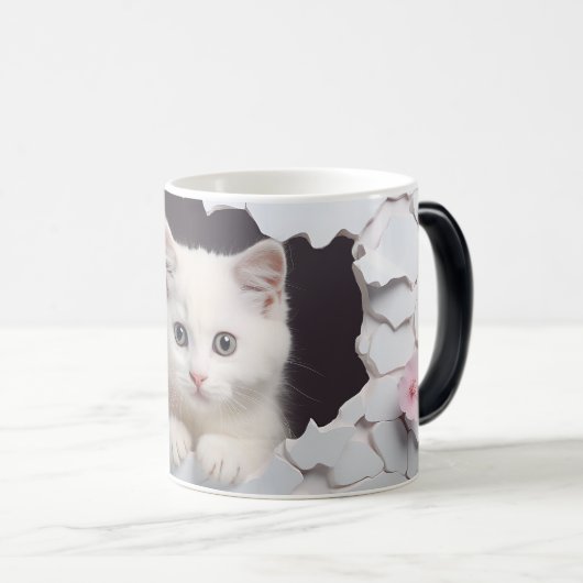 Mug Magic 3D kat Magische Mok (Voorkant rechts)