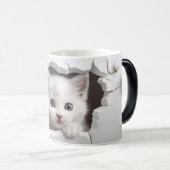 Mug Magic 3D kat Magische Mok (Voorkant rechts)