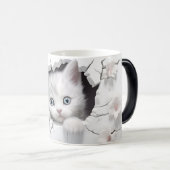 Mug Magic 3D kat Magische Mok (Voorkant rechts)