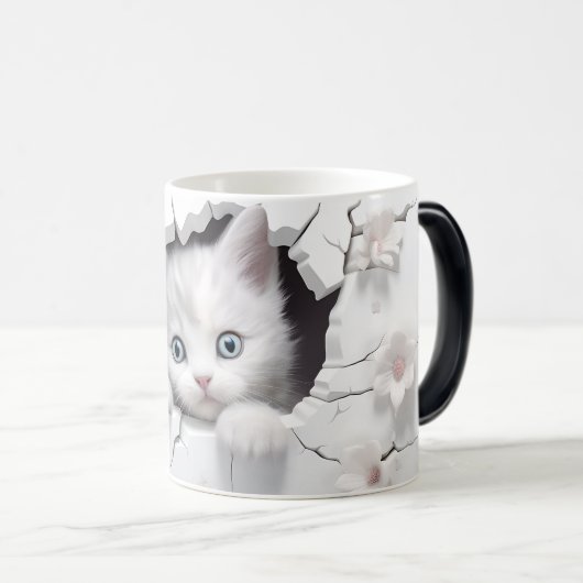 Mug Magic 3D kat Magische Mok (Voorkant rechts)