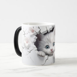Mug Magic 3D kat Magische Mok