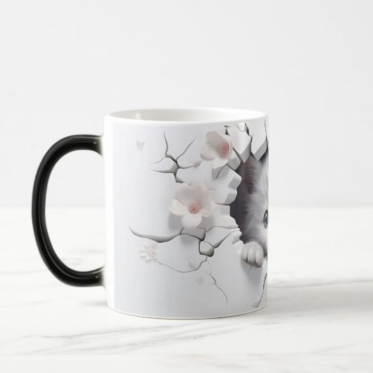 Mug Magic 3D kat Magische Mok (Links)