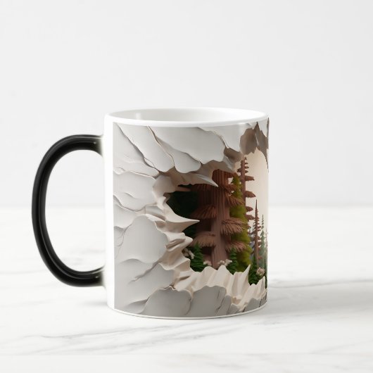 Mug Magic 3D Landscape Magische Mok (Links)