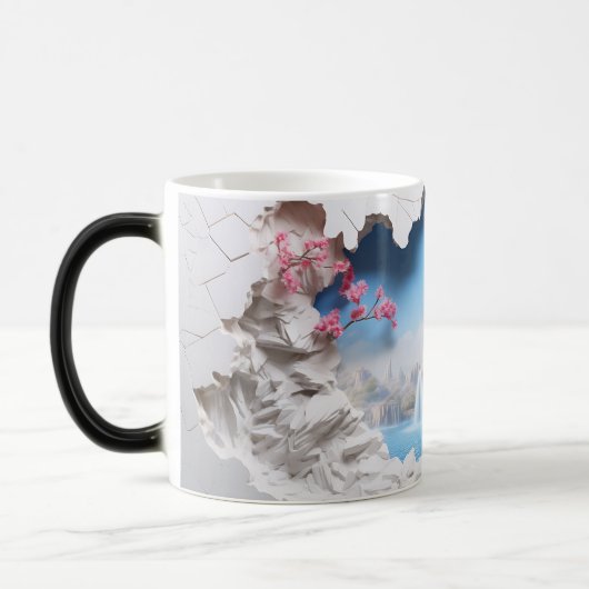 Mug Magic 3D-landschap Magische Mok (Links)