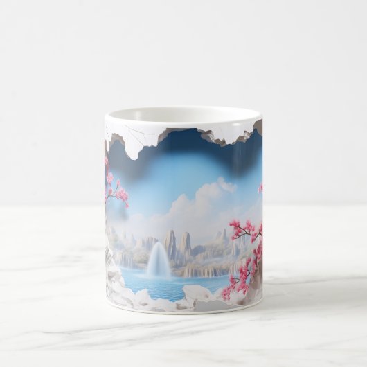 Mug Magic 3D-landschap Magische Mok (Center)