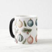Mug Magic Festive Vintage Christmas Magische Mok (Voorkant links)