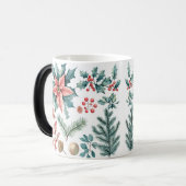 Mug Magic Festive Vintage Christmas Magische Mok (Voorkant links)