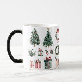 Mug Magic Festive Vintage Christmas Magische Mok